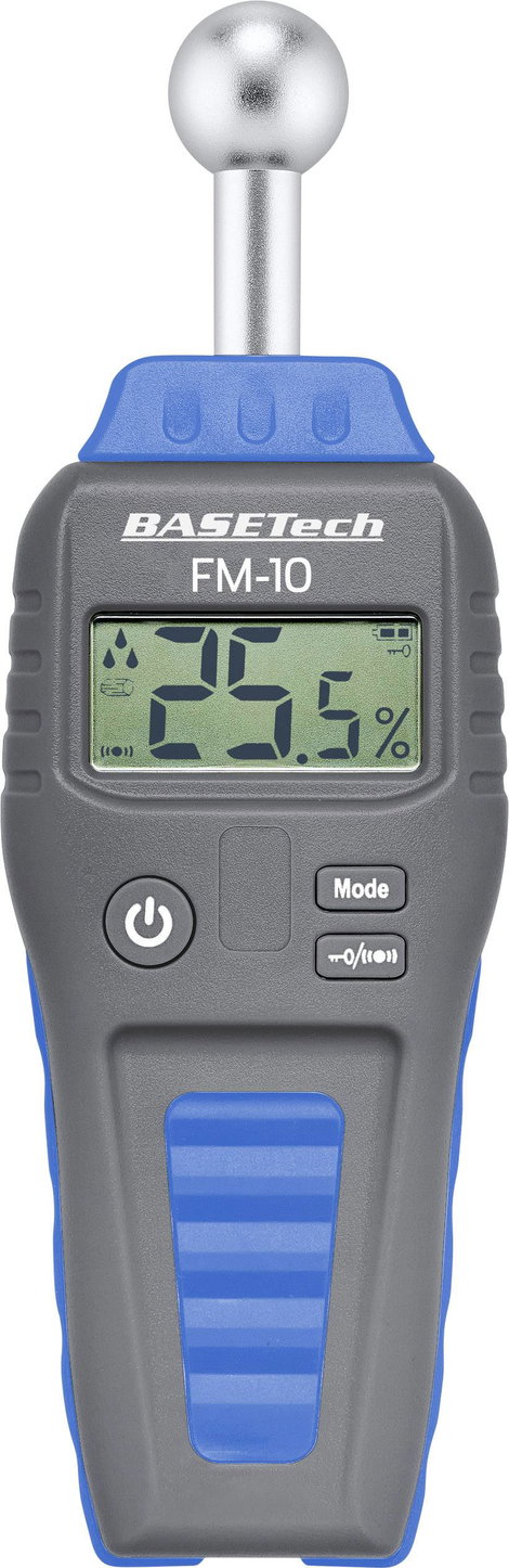 Anyagnedvesség mérő 0,1 - 99,9 %, Basetech FM-10