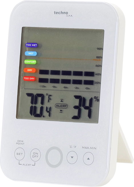 Hő- és páratartalom mérő 20...95 % rF, Techno Line WS 9422 2. kép