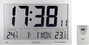 Rádiójel vezérelt falióra 370 x 230 x 30 mm ezüst, Eurochron EFWU Jumbo 102 bélyegkép
