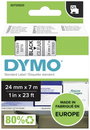 DYMO feliratozószalag D1, 24mm, átlátszó/fekete, S0720920 bélyegkép