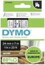 DYMO feliratozószalag D1, 24mm, fehér/fekete, S0720930 bélyegkép