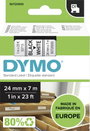 DYMO feliratozószalag D1, 24mm, fehér/fekete, S0720930 3. bélyegkép