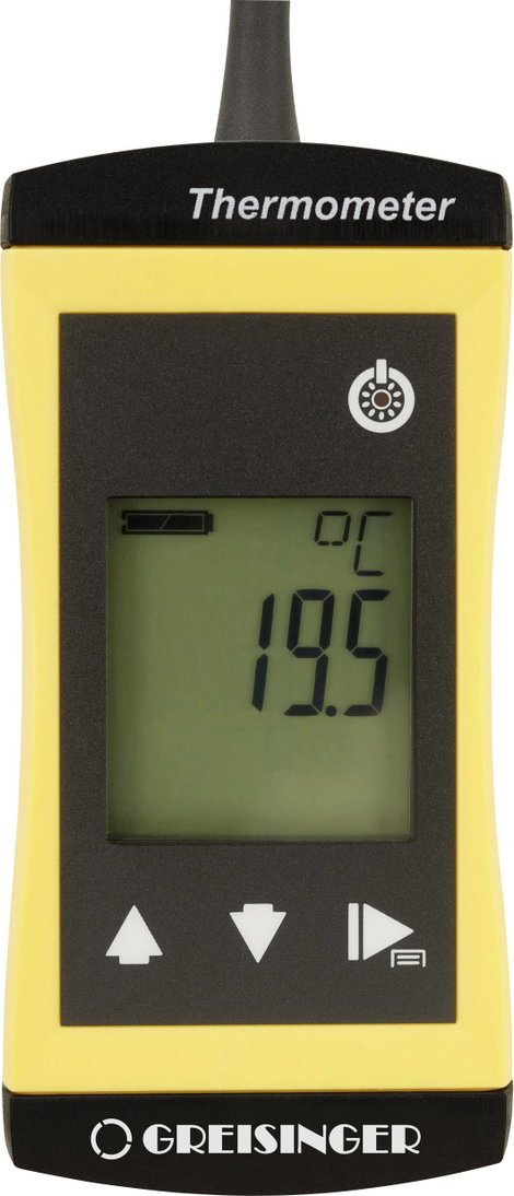 Beszúró-, merülő- és folyadék hőmérő, Pt1000 hőelem, -70...+250°C, Greisinger G1710 2. kép