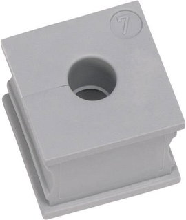 Kábelátvezető, átmérő max. 4 mm, szürke, Icotek KT 3
