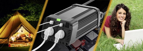 Inverter 1200 W 12 V/DC - 230 V/AC, Technaxx TE16 10. kép