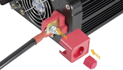 Inverter 1200 W 12 V/DC - 230 V/AC, Technaxx TE16 4. kép