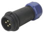 IP68-as csatlakozó, kerek 3 pól. 30 A Weipu SP2111 / P 3 I 2. bélyegkép
