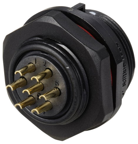 IP68-as csatlakozó, kerek 7 pól. 15 A Weipu SP2112 / P 7 3. kép