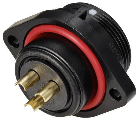IP68-as csatlakozó, kerek 3 pól. 30 A Weipu SP2113 / P 3 3. kép