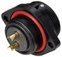 IP68-as csatlakozó, kerek 2 pól. 30 A Weipu SP2113 / S 2 3. bélyegkép