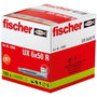 Fali tipli, dübel Fischer UX 6 x 50 R 50 mm 6 mm 72095 100 db bélyegkép