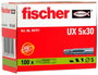 Fali tipli, dübel Fischer UX 5 x 30 30 mm 5 mm 94721 100 db bélyegkép