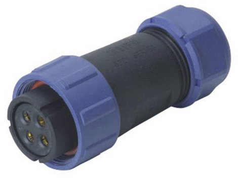 IP68-as csatlakozó, kerek 3 pól. 30 A Weipu SP2110 / S 3 I 2. kép