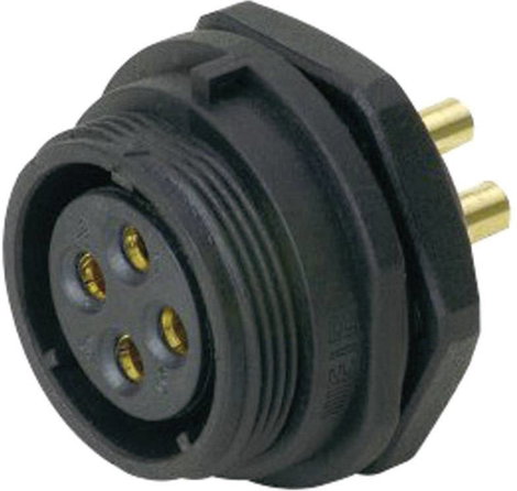 IP68-as csatlakozó, kerek 9 pól. 5 A Weipu SP2112 / S 9 2. kép