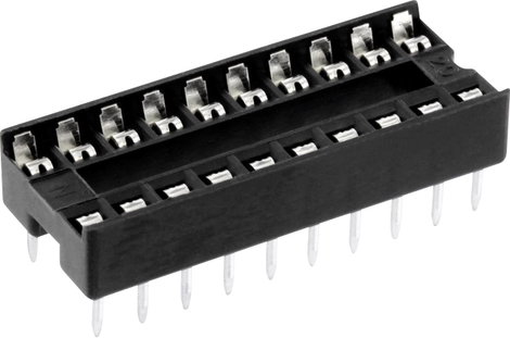 IC foglalat RM 7.62 mm 6 pól., Econ Connect ICFG6