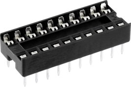 IC foglalat RM 7.62 mm 18 pól., Econ Connect ICFG18