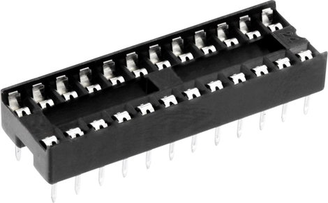 IC foglalat RM 7.62 mm 28 pól., Econ Connect ICFG28/7