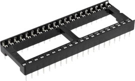 IC foglalat RM 15.24 mm 40 pól., Econ Connect ICFG40