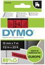 DYMO feliratozószalag D1, 12mm, piros/fekete, S0720570 bélyegkép