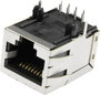 RJ45 aljzat, beépíthető, beforrasztható, fém házban econ connect MSLT45A bélyegkép