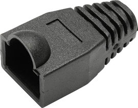 RJ45 csatlakozó törésgátló, fekete, econ connect SB8SW