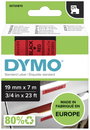 DYMO feliratozószalag D1, 19mm, piros/fekete, S0720870 bélyegkép