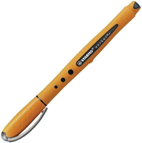 STABILO Rollertollak worker+ medium 0.5 mm Fekete 2018/46 1 db 3. kép