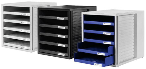HAN Schubladenbox SCHRANK-SET 1401-13 Fiókos irattároló DIN A4 2. kép