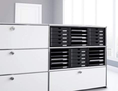 HAN Schubladenbox SCHRANK-SET 1401-13 Fiókos irattároló DIN A4 3. kép