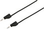 Mérővezeték, 4 mm-es dugó - 4 mm-es dugó, 0,25 m, fekete, VOLTCRAFT MSB-300 3. bélyegkép
