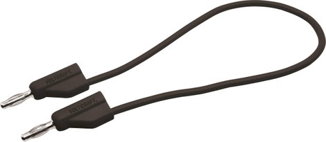Mérővezeték, 4 mm-es dugó - 4 mm-es dugó, 0,25 m, fekete, VOLTCRAFT MSB-300 4. kép