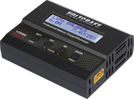 Multifunkciós modellakku töltő 12 V 6 A, Voltcraft V-Charge 60 DC 1597950 2. kép