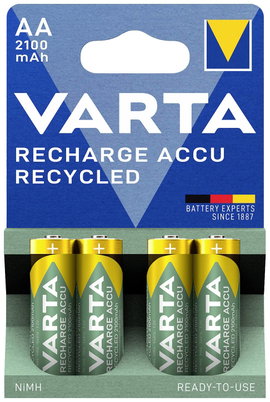 Ceruzaakku AA NiMH Varta Recycled Ready to Use 2000 mAh 1.2 V 4 db