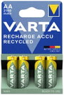 Ceruzaakku AA NiMH Varta Recycled Ready to Use 2000 mAh 1.2 V 4 db bélyegkép