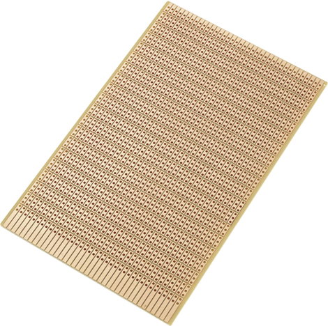 Univerzális euro panel 160 x 100 x 1,6 mm, keménypapír, RM 2,54, Tru Components