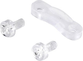 Conrad Components Törésgátló Rögzítési furat: 3.2 mm Poliamid 6.6 Átlátszó 1 készlet