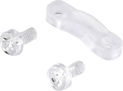 Conrad Components Törésgátló Rögzítési furat: 3.2 mm Poliamid 6.6 Átlátszó 1 készlet