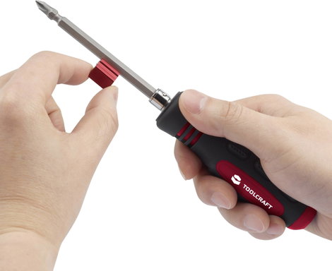Bit csavarhúzó, egyenes és kereszthornyú, Toolcraft 2. kép