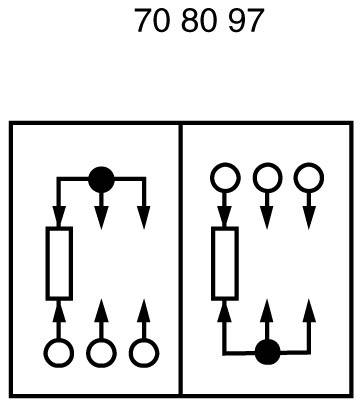 Tolókapcsoló 3 x UM, Tru Components 2. kép