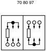 Tolókapcsoló 3 x UM, Tru Components 2. bélyegkép