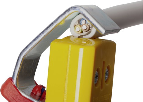 Jokari kábelkés, vezetékcsupaszoló Ø 8 - 28 mm-ig Jokari No.27 Secura 10270 9. kép