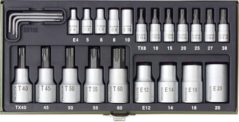 Proxxon 23102 Speciális 23 részes Torx fejkészlet