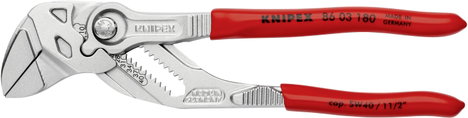 Knipex multifunkciós fogókulcs 35 mm 1 3/8 króm-vanádium 180 mm hosszú Knipex 86 03 180 11. kép