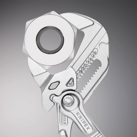 Knipex multifunkciós fogókulcs 35 mm 1 3/8 króm-vanádium 180 mm hosszú Knipex 86 03 180 12. kép