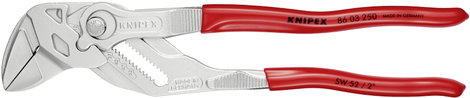 Vízpumpa fogó, fogókulcs 46 mm 1 3/4 króm-vanádium 250 mm, Knipex 86 03 250 18. kép
