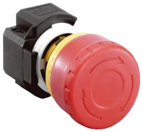 IDEC vészkikapcsoló gomb, Ø16 mm, 250V, 3A, 3 nyitó, 1 záró, XA1E-BV313R 2. kép
