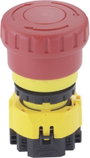 IDEC vészkikapcsoló gomb, Ø22 mm, 250V, 3A, 3 nyitó/1 záró, XW1E-BV413R bélyegkép