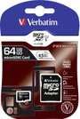 mikro SDXC kártya 64 GB Verbatim MICRO SDXC 64GB CL 10 ADAP Class 10 SD adapterrel 2. bélyegkép