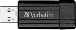 USB stick 16 GB Verbatim Pin Stripe Fekete 49063 USB 2.0