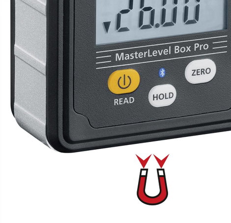 Digitális vízmérték 28 mm 360°, Laserliner MasterLevel Box Pro (BLE) 081.262A 5. kép